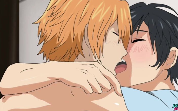 Juice Anime: Gay Hentai - voor het eerst de kont van mijn femboy-vriendje...
