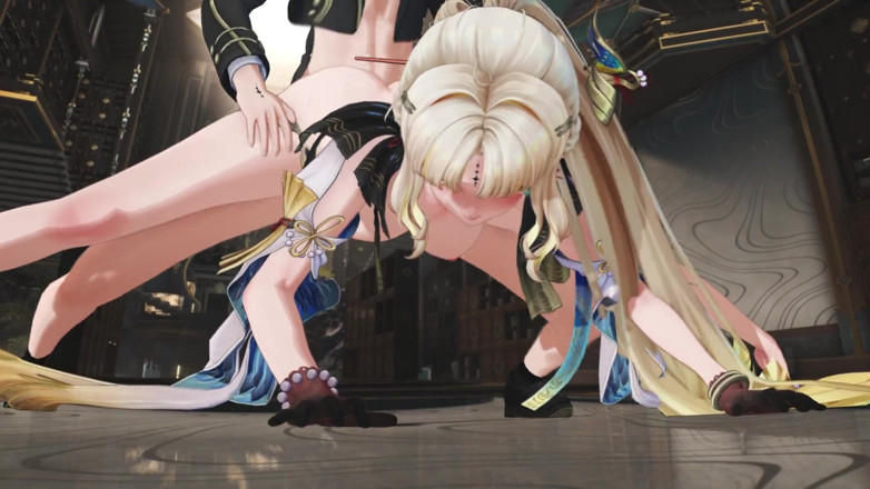 NSFWOtaku: Wuthering Waves - Suisui und Rover intime sexszene - Hentai-animation 3D