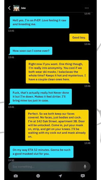 Balaclava Grindr slut - primera reunión oral y culo