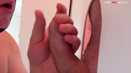 Chubby Guy with a Small Dick - but a Massive Cumshot