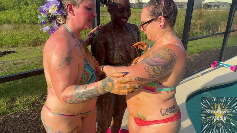 Savanna star: Messy Bean Play: Quatro Gostosas Esguicham Feijão Por Todas as...
