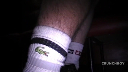 STRAIGHT BOY CURIOUS: Sneaker and feet dominaiton in cruising with badboys
