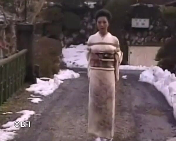 Art of Bondage: Çıkmaza bağlı güzel Asyalı kadının dışarıda ve içeride derlemesi