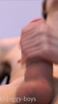 Gamer Boy Zachari Pumping His Thick Teen Cock