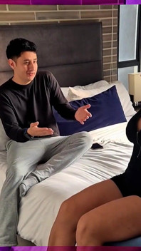 コロンビアでの出張中の大きな胸の幹部とセックスした