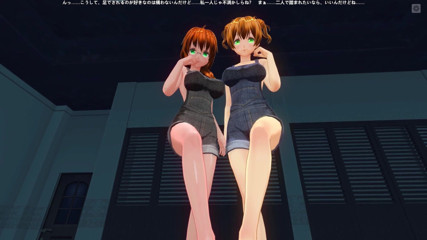 H3DC: 3D hentai POV two redhead stepsisters masturbate your cock with...