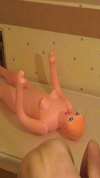 Sexpuppen Creampie Fick Masturbation Im Bett