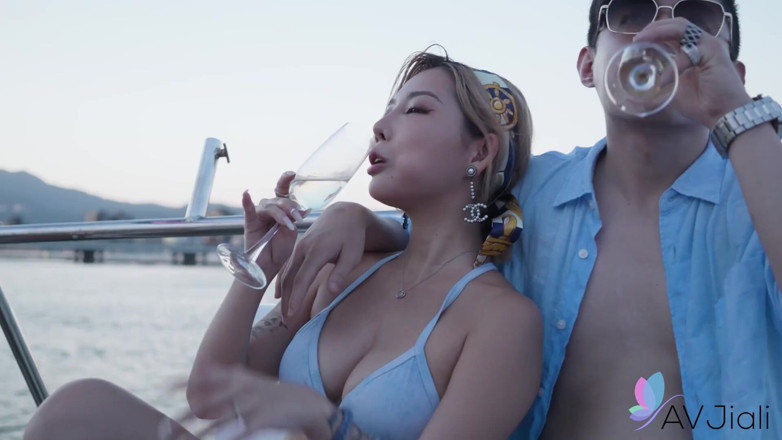 AV Jiali: Stacy and Friends Spend the Day on a Boat Playing...