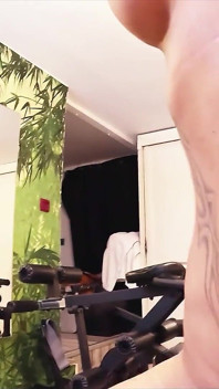 Kåt sport med spermaskott