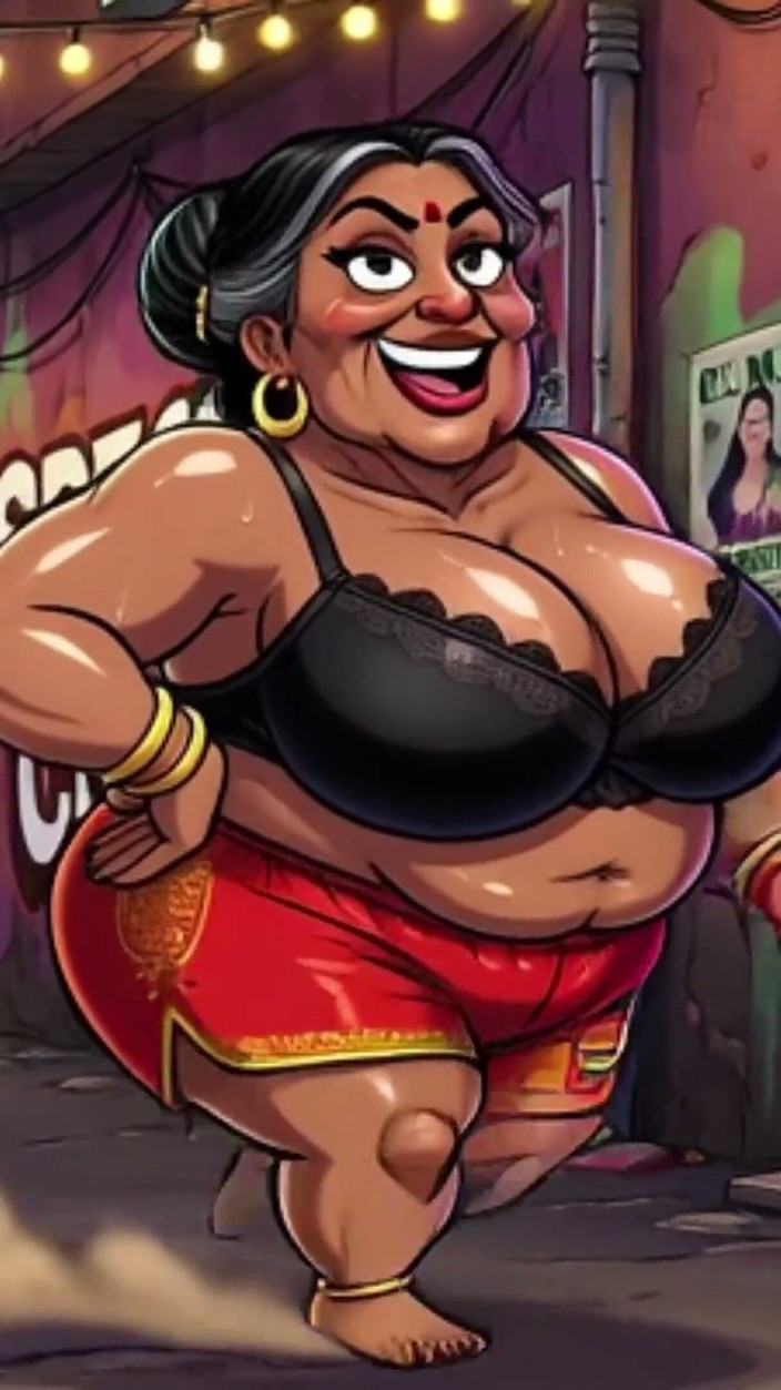 AI Porn: 매력적인 거유 인도 애니메이션
