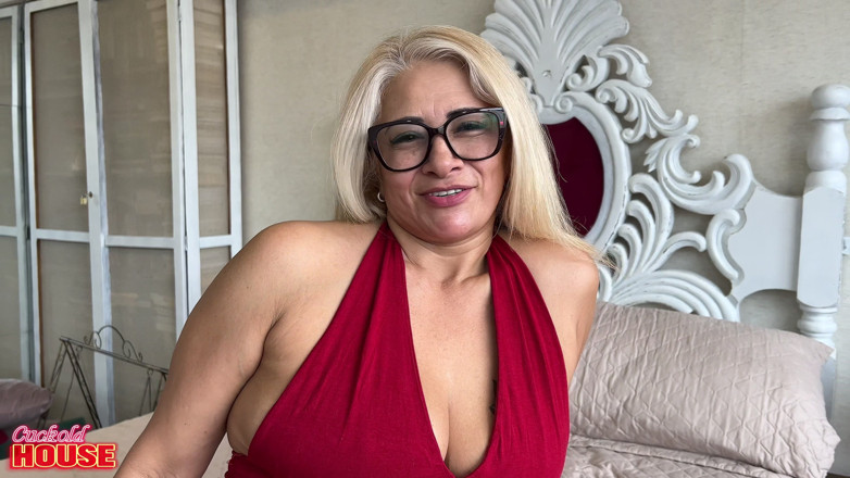 CuckoldHouse: Married MILF Cheating on Her Cuckold Husband with Two Men