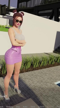 Un trio traditore con miLF e una ragazza - Away From Home- un gioco porno animato hawt
