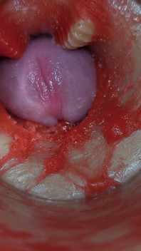 กล้องลึกในหี จับภาพน้ำสเปิร์มพุ่งทะลักมหาศาลมาก ASMR