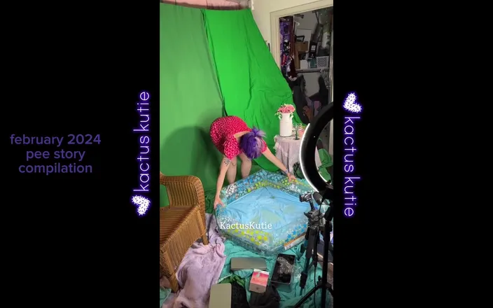 Kactus kutie: February 2024 Pee Story Compilation