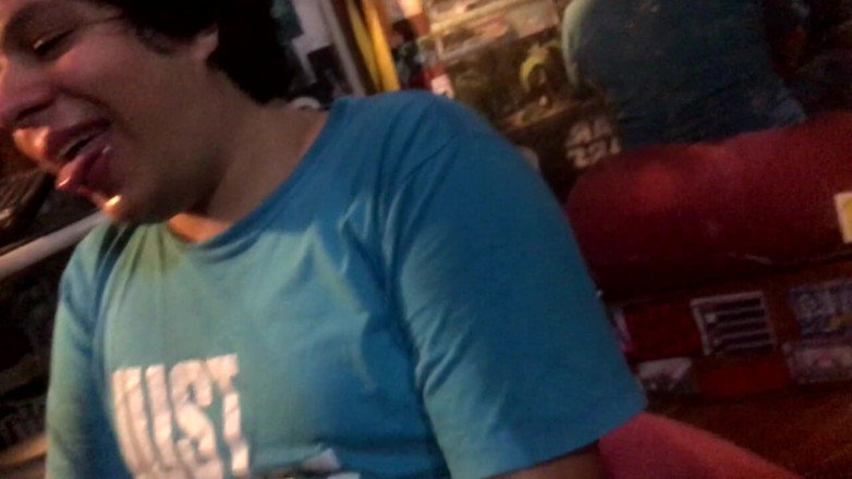 Glowfox Productions: Boy chugs down fat cock &amp; creams himself