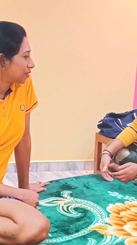Pacar se milne aake uski bahen ko priods ki time choda, soft pussy chut chat liya