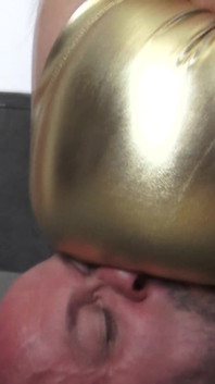 Shiny Leggings Facesitting