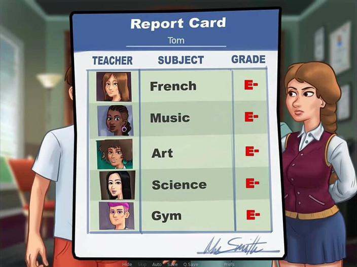 Dirty GamesXxX: Summertime Saga: naughty principal with big tits ep. 2