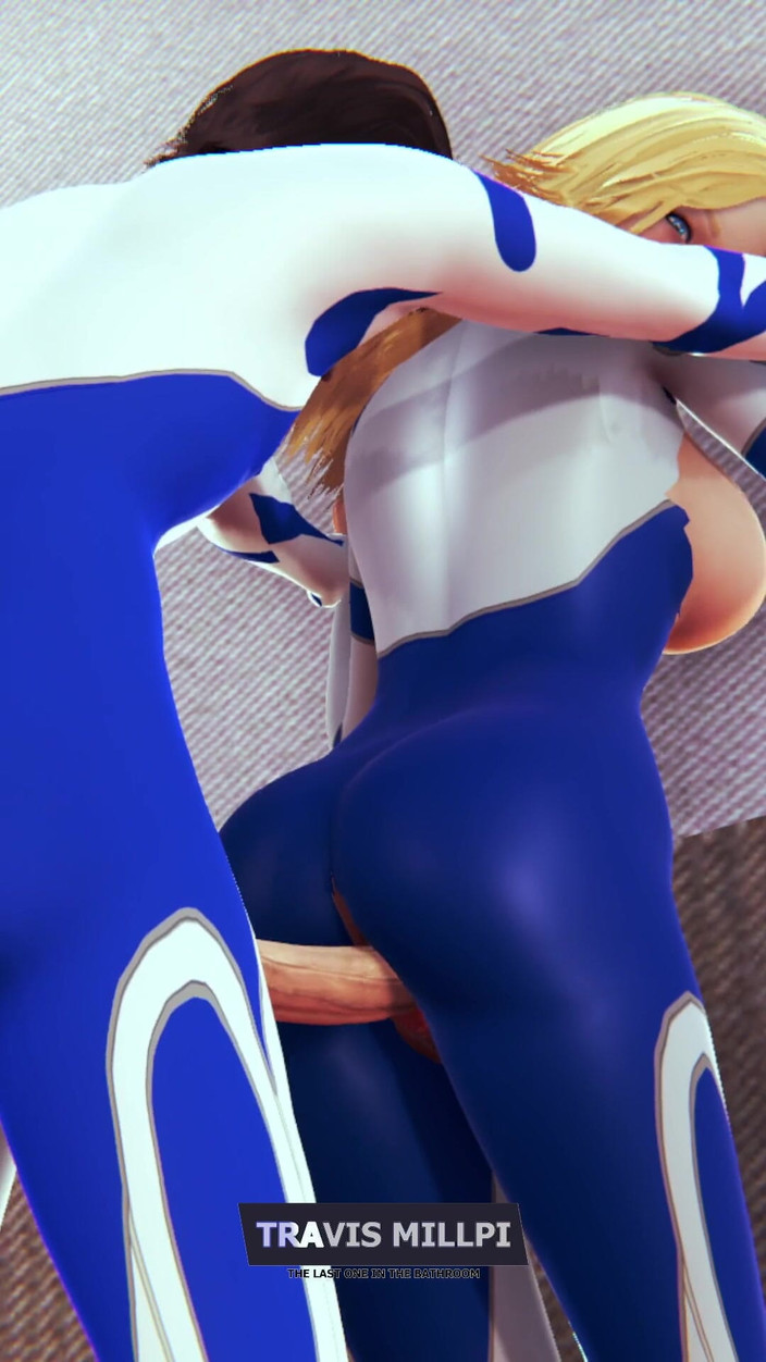 TravisMillpi: Unsichtbare frau wird mit elastischem schwanz gefickt. Parodie