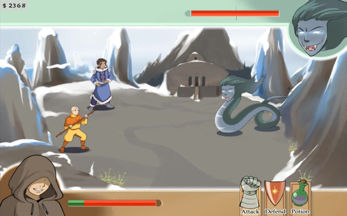 Cartoon Play: Four elements trainer part 15 (Book 1 water) (Slave route)