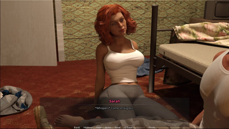 Johannes Gaming: Bir asker mücadelesi 1 Sarah yarağım hakkında şok oldu