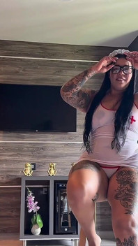 Colombian Nurse Improves Her Patient with Her Big Ass
