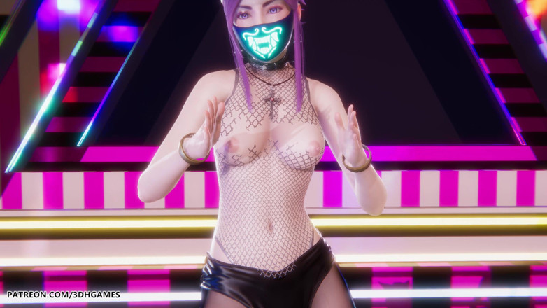 3D-Hentai Games: [mmd] Blackpink - 호루라 아리 아칼리 세라핀 섹시한 스트립쇼 댄스 리그 오브 레전드 헨타이 무수정 4K 60fps