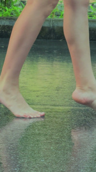 Bare Legs in the Rain