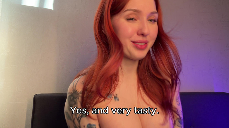 Honey Sasha: Soczysta laska sprawia, że dochodzisz dwa razy. Spójrz na mnie i...