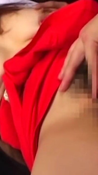 Busty Brunette MILF Secretary Gags Hard on Massive Toy