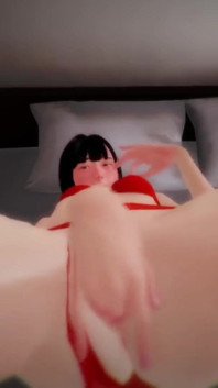 Sexy Asian Girl Fingering Her Pussy