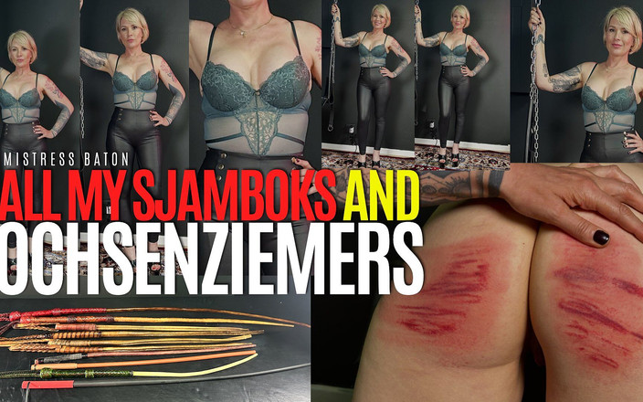 MistressBaton: All My Sjamboks &amp; Ochsenziemers