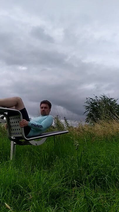 Olisa: Exercise in my new sportsdress