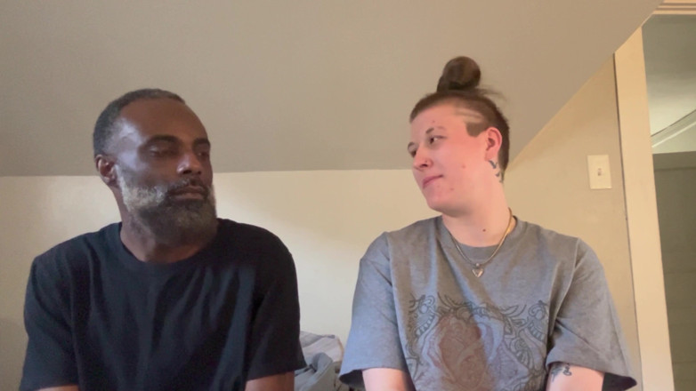 Thekookiejar: Lesbian Stud Makes Her Friends Stepdad Her First Cock