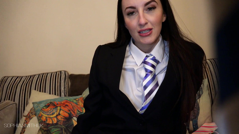 SophiaSmithUK: Camisa y corbata provocan y negación