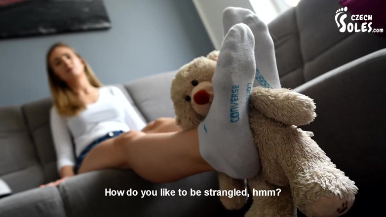 Czech Soles - foot fetish content: Daniela's stomping tedy bear rampage!