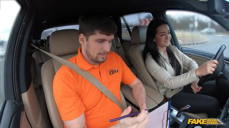 Fake Driving School: Learner Bent Over and Fucked