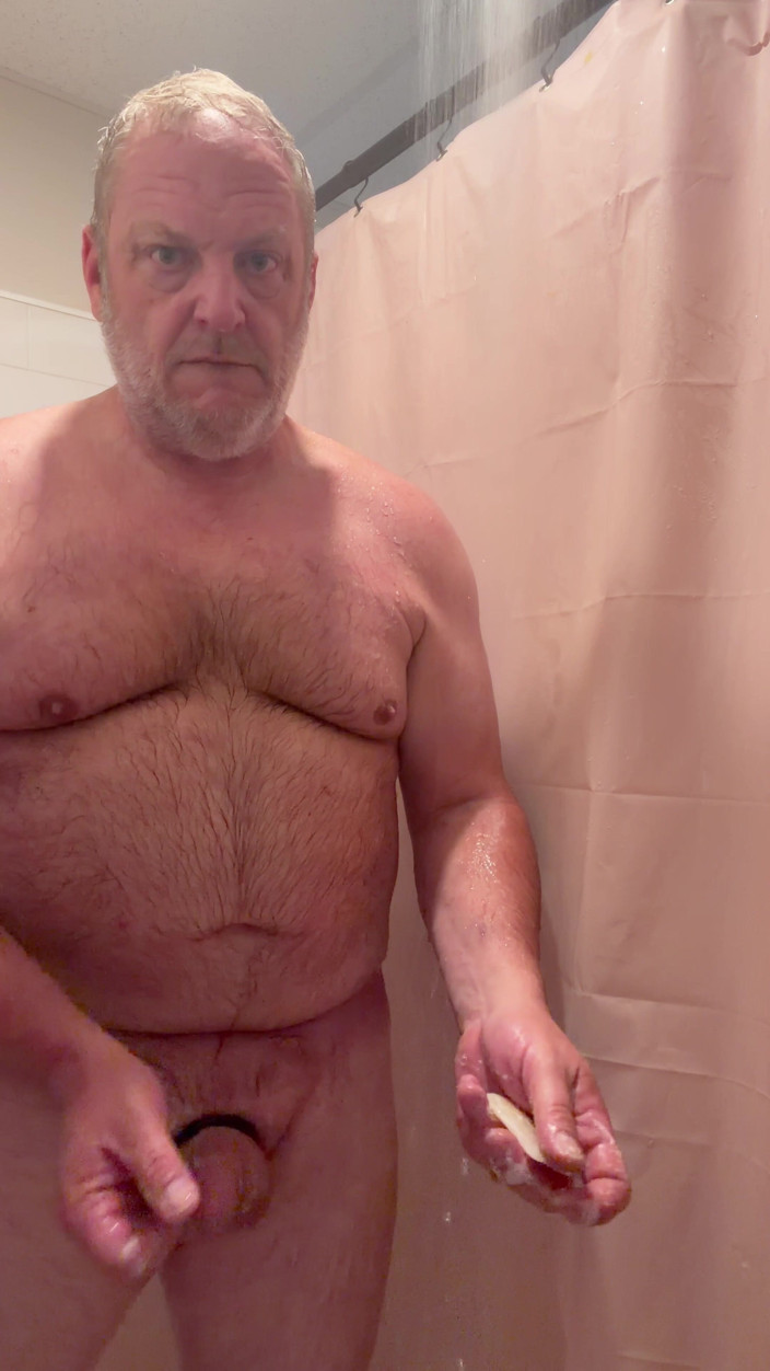 Ryder Knox: Shower Stroking Gay