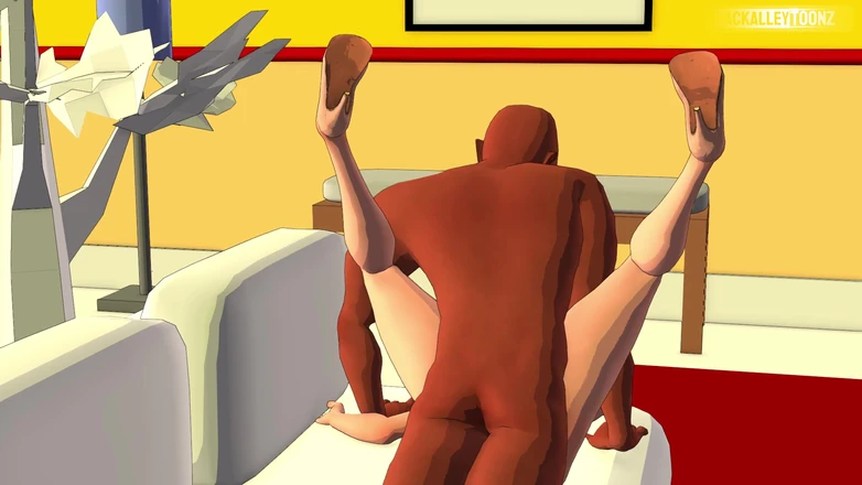 Back Alley Toonz: ロイヤルが第3ラウンドでダフネのビッグファットケツでBBCを襲う