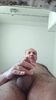Tutorial for a Pleasant Penis Massage with a Flow of Sperm on the Smartphone Screen