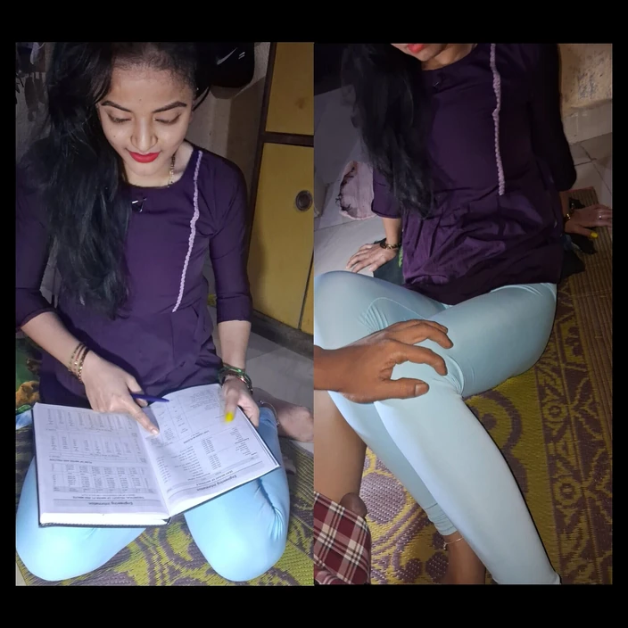 Shima kumari44: Indian Desi Teacher and Student Engineering Book Study Student with...