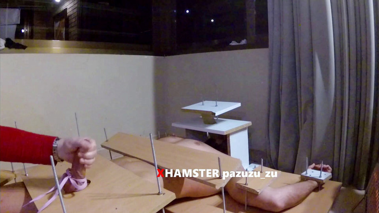 Pazuzu_zu: 业余 cfnm 调教 cbt 手淫与绑鸡巴。被毁的高潮