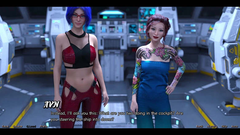 AVN Teller: Stranded in Space - Missed Threesome