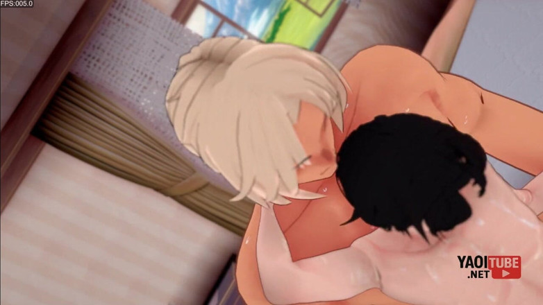 Yaoitube: Shingeki no kyojin yaoi - levi dientot sama kontol besar pria...