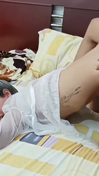 Fucking My Stepson with His Good Cock in My Creamy Pussy - Porn in Spanish.
