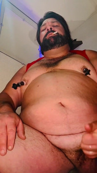 Fetter stiefvater, penis & nippelpumpen