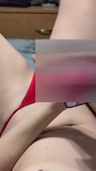 Slut Wife Masturbating to Fan Videos