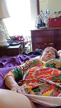 Fantasizing That a Man Is with Me Enjoying My Hairy Granny Graying Pussy