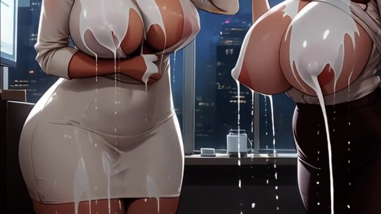 Spicy Toons: Tooni piccanti: milf lattigino vanno a lavorare