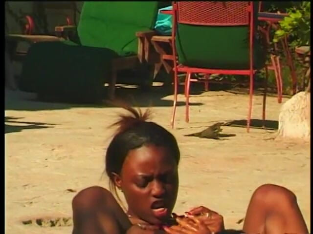 A Lesbian World: Two African Lesbians Eat Cunts in Swimming Pool Then Go...